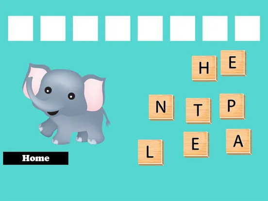 Teach Kids English - 3 in 1 Word Puzzle iPad 应用截图