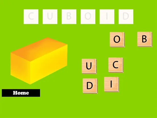 Teach Kids English - 3 in 1 Word Puzzle iPad 应用截图