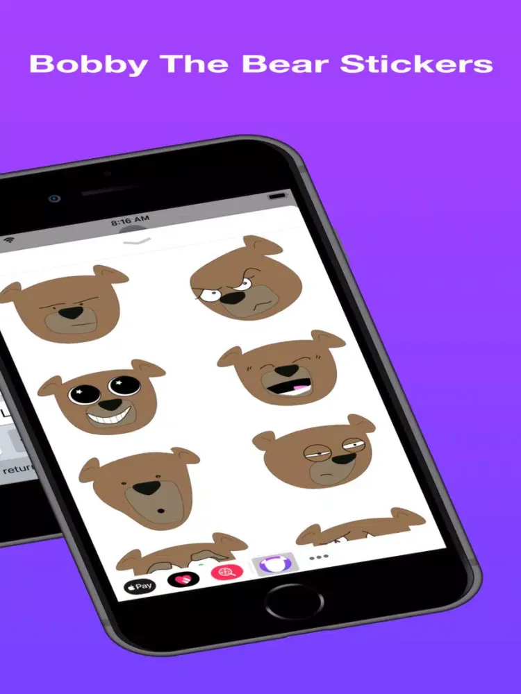 Tangkapan layar Bobby the Bear iPad 