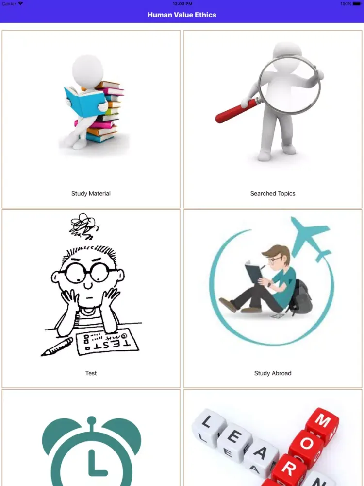 ภาพหน้าจอของ Human Value Ethics iPad 