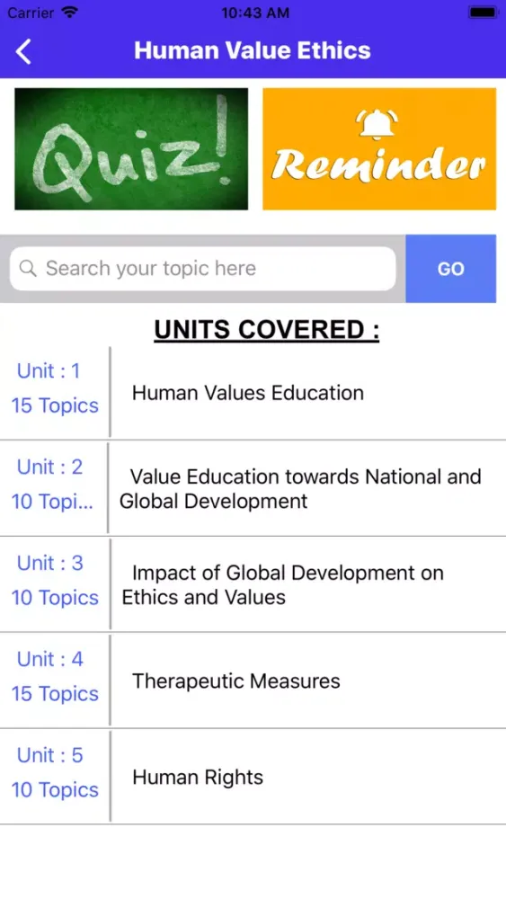 ภาพหน้าจอของ Human Value Ethics