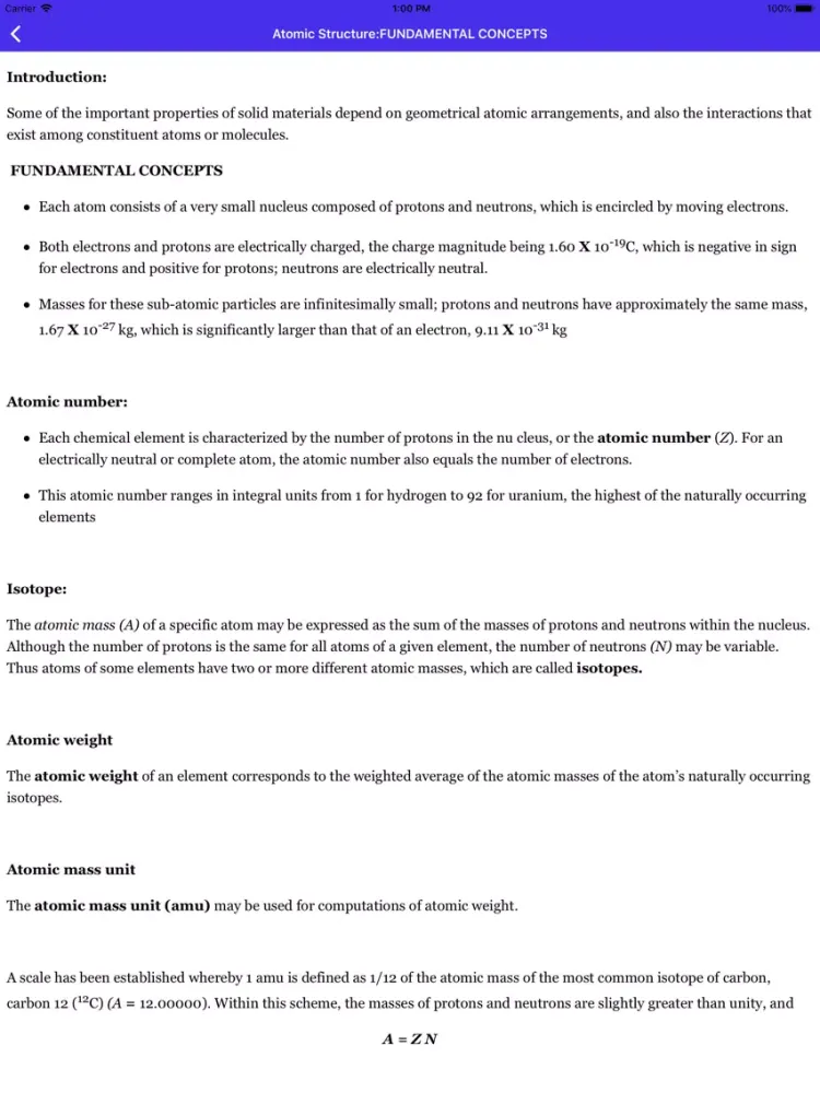 Material Science Engineering iPad  Screenshots
