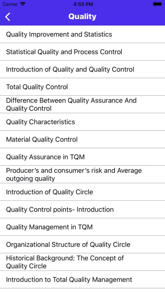 Quality Control Engineering স্ক্রিনশট