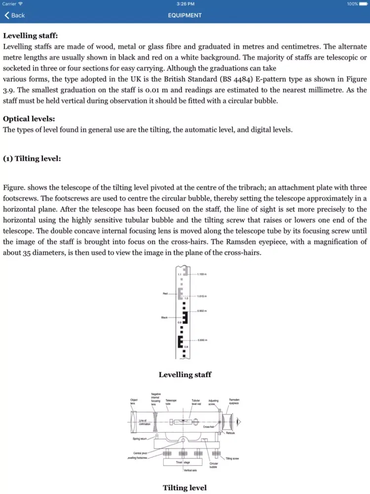 Screenshot di Surveying iPad 