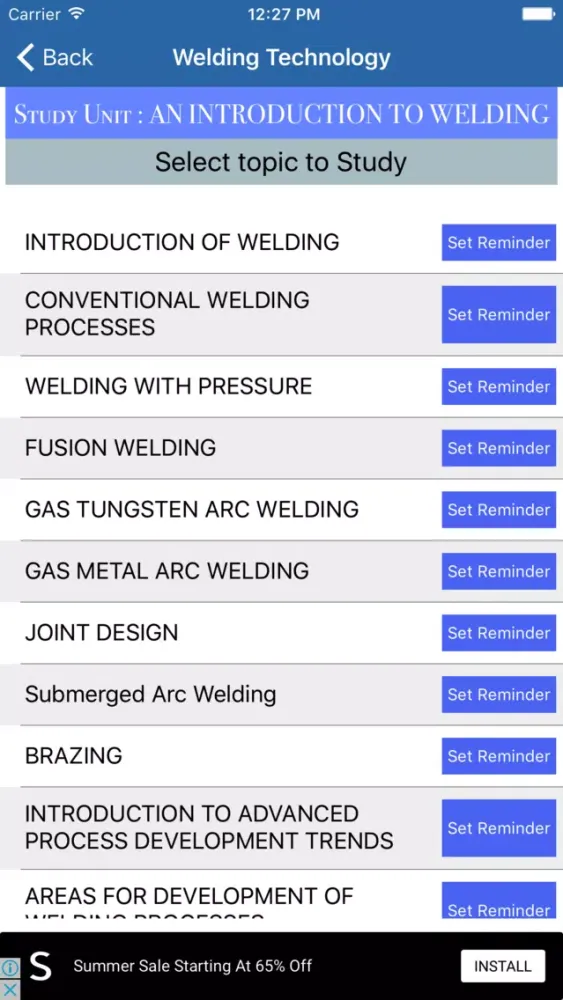 Welding Technology Screenshots