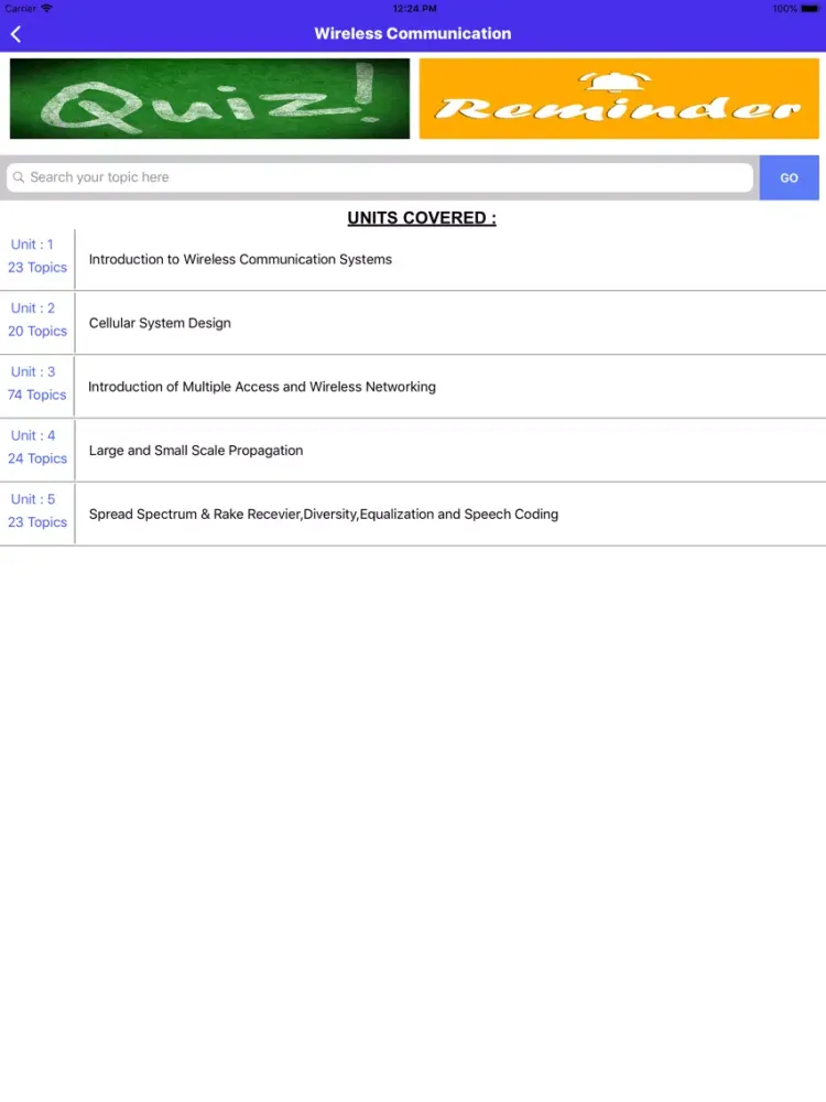 Wireless Communication iPad  Screenshots