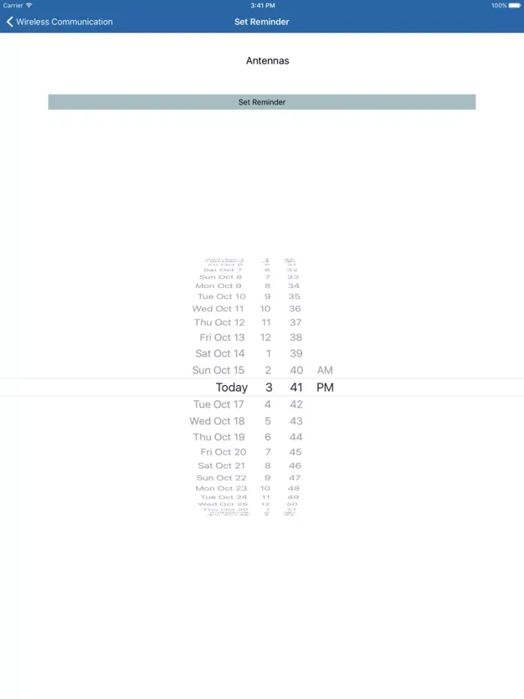 Wireless Communication iPad  Screenshots