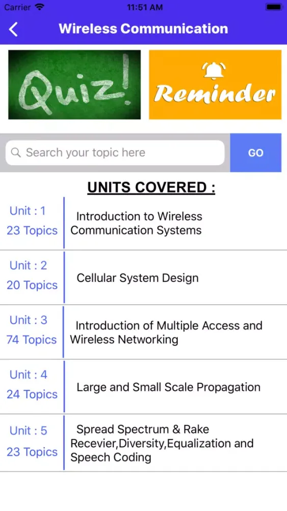 Wireless Communication Screenshots