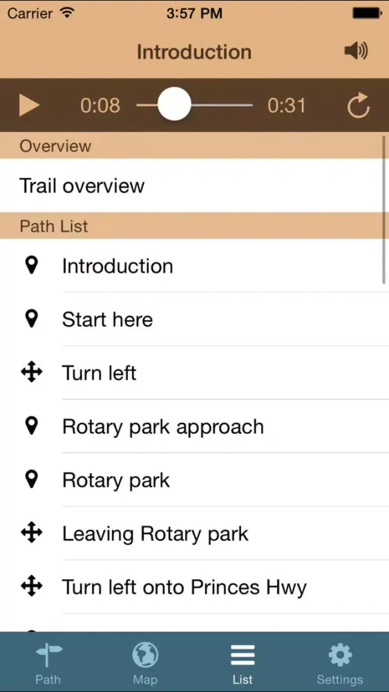 ภาพหน้าจอของ Eden Trail