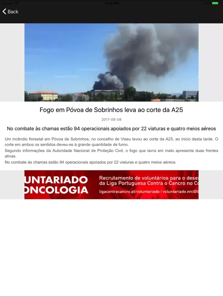 Captures d'écran de Jornal do Centro iPad 