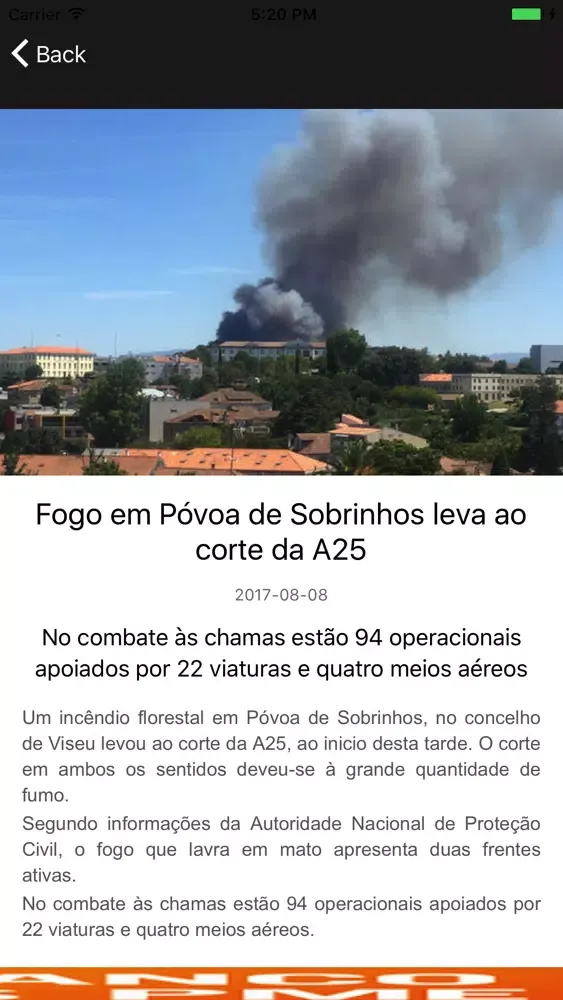 Captures d'écran de Jornal do Centro