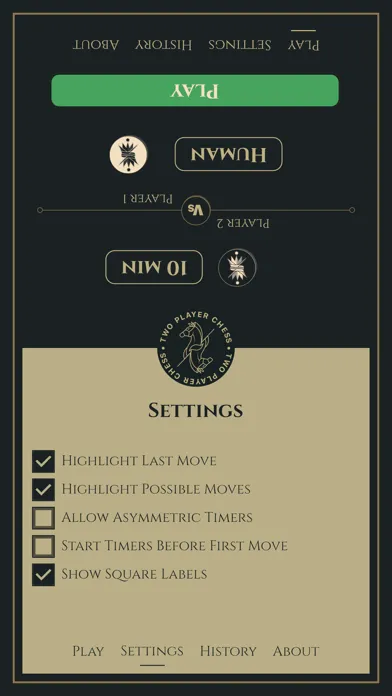 Tangkapan skrin Two Player Chess (2P Chess)