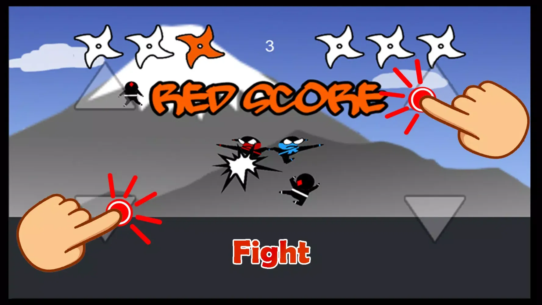 Jumping Ninja Party 2 Player Screenshots