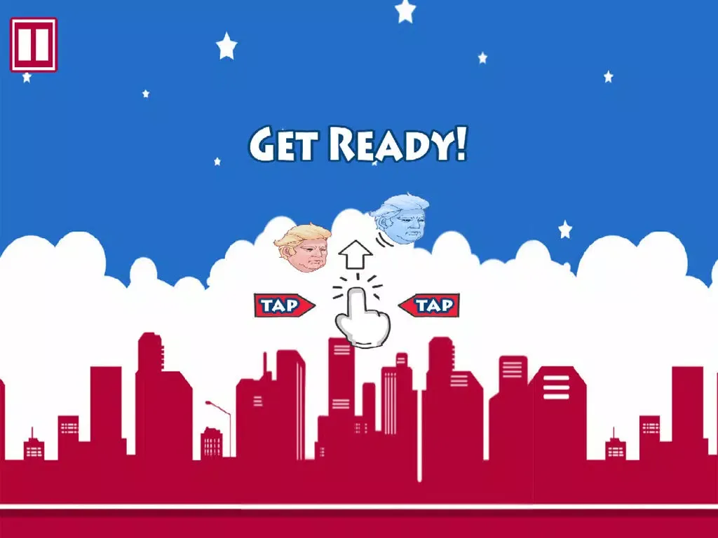 Donald Trump: Flappy Hair Pro iPad  Screenshots
