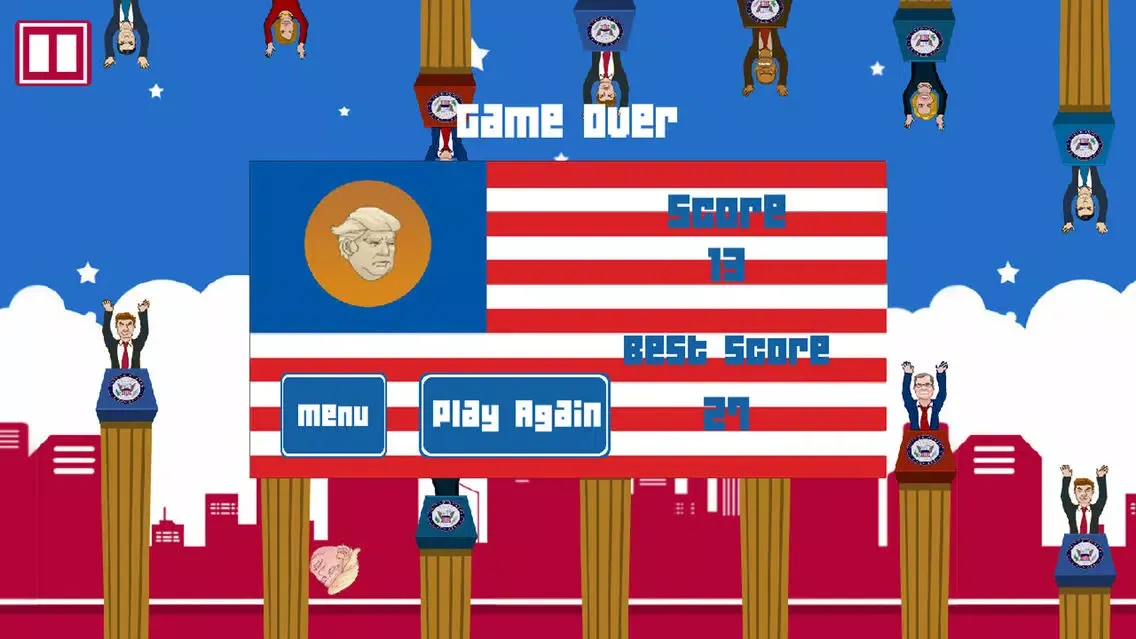 Donald Trump: Flappy Hair Pro Screenshots