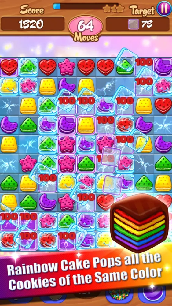 Cookie Crusher - Macaroon Mania Match 3 স্ক্রিনশট