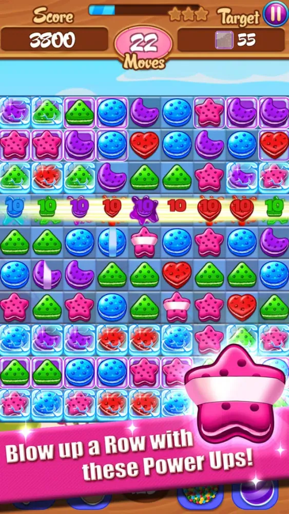 Cookie Crusher - Macaroon Mania Match 3 স্ক্রিনশট