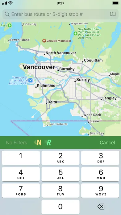 Radar: Metro Vancouver Buses Ekran Görüntüleri