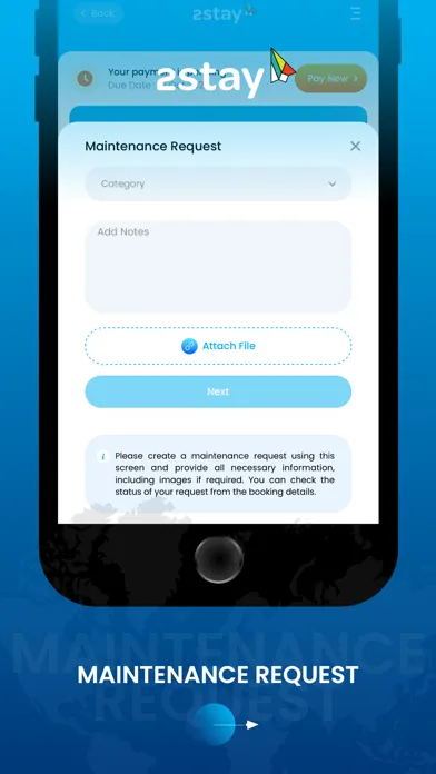 2Stay Student Portal 스크린샷