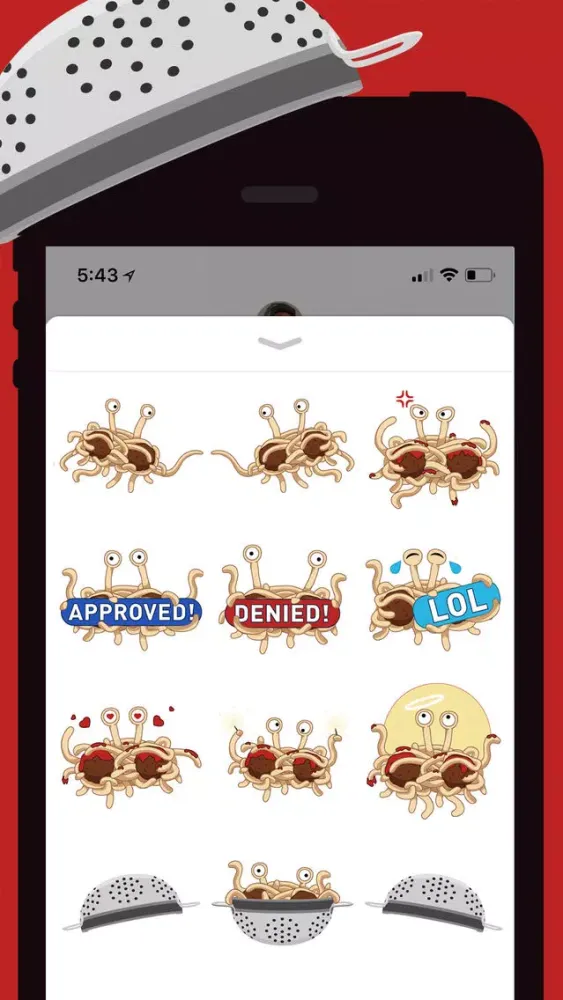 Capturas de pantalla de The Flying Spaghetti Monster