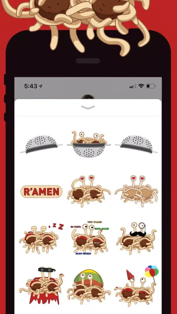 Capturas de pantalla de The Flying Spaghetti Monster