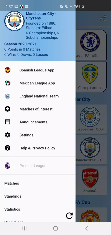 Screenshot di English Football