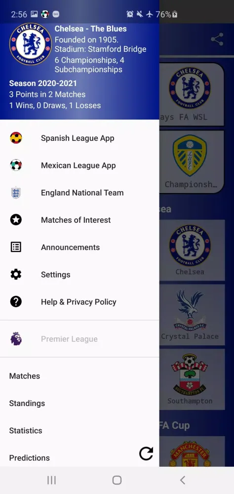 Screenshot di English Football