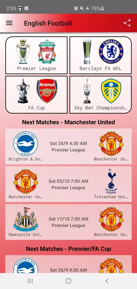 Screenshot di English Football