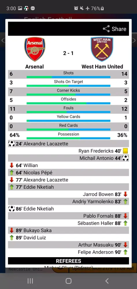 Screenshot di English Football
