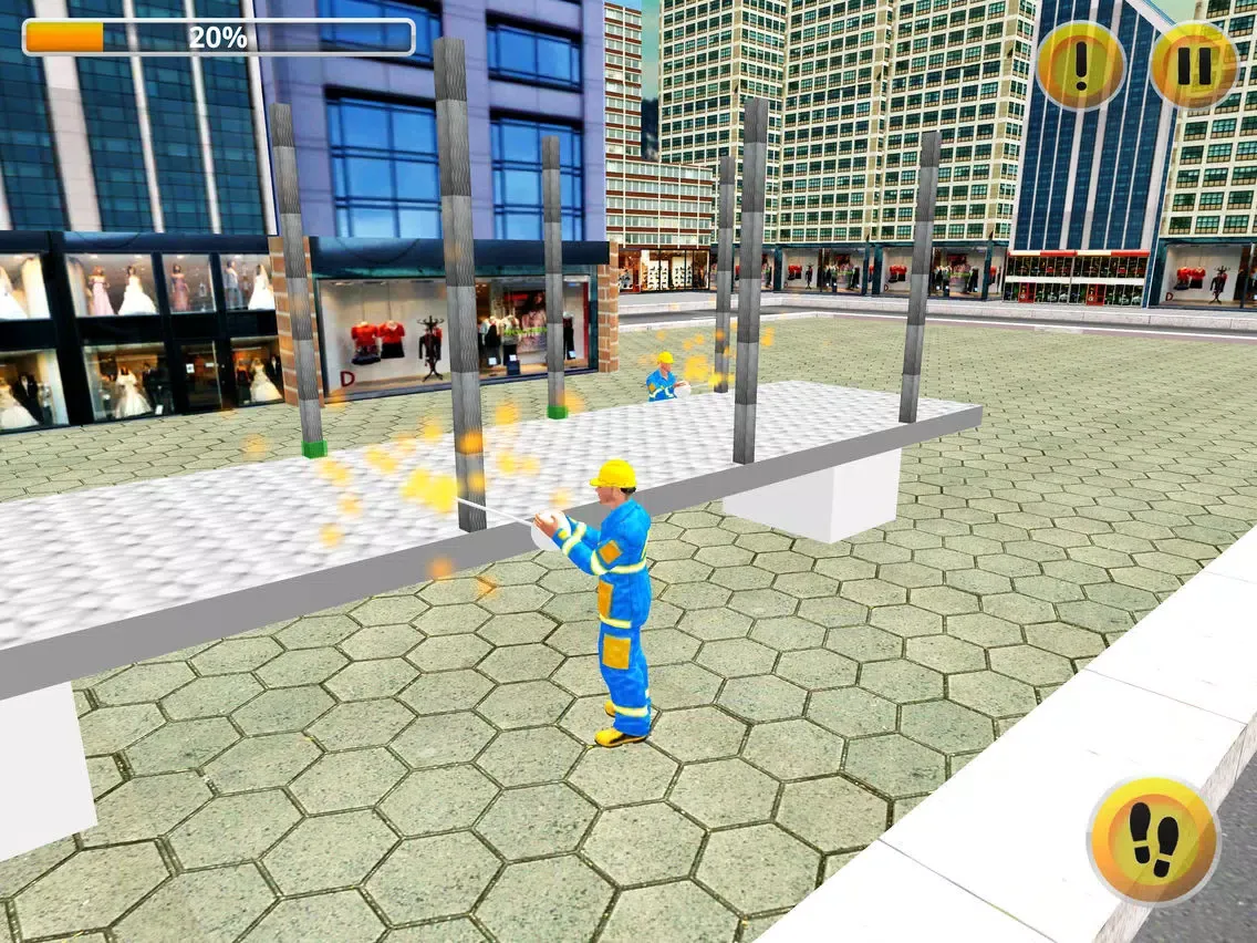 Building Connecting Bridge Sim iPad  Screenshots