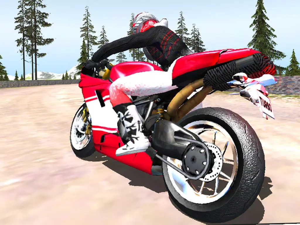 Capturas de tela do Arctic Rider - Bike Highway Rally Free iPad 