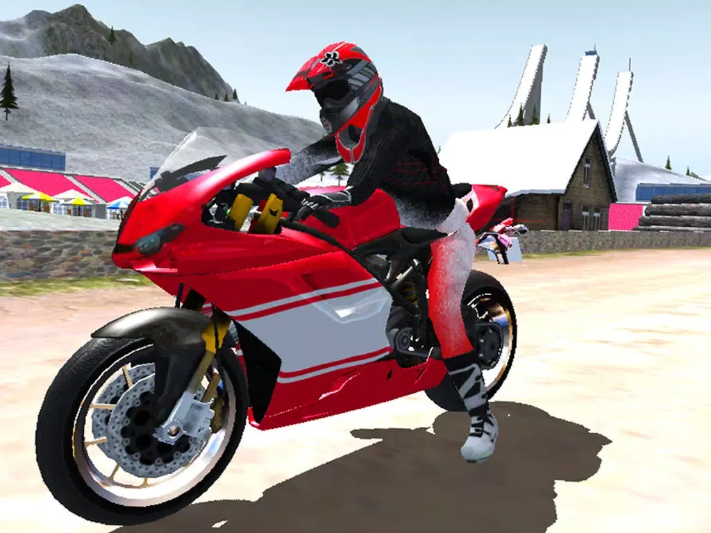 Capturas de tela do Arctic Rider - Bike Highway Rally Free iPad 