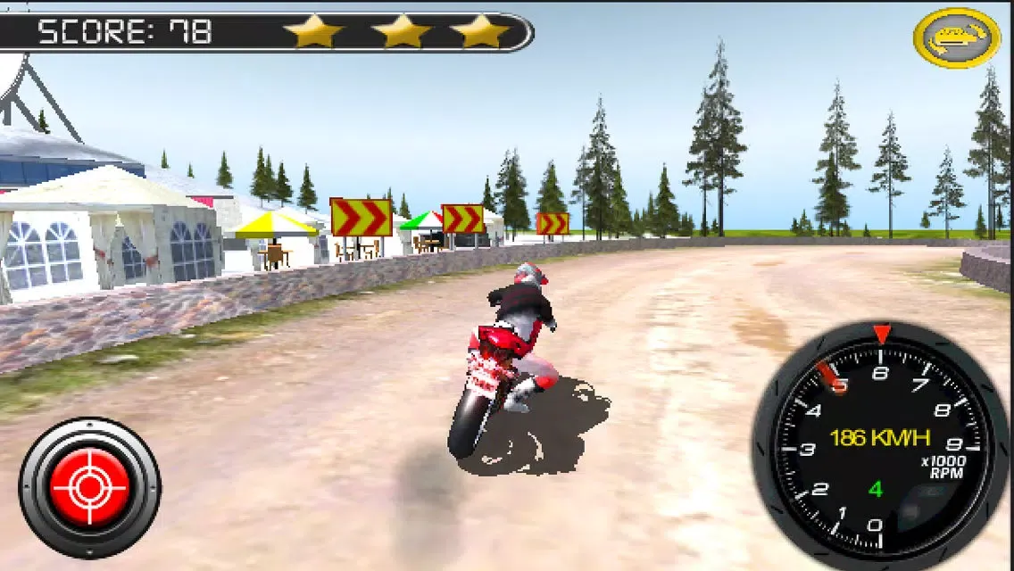 Capturas de tela do Arctic Rider - Bike Highway Rally Free