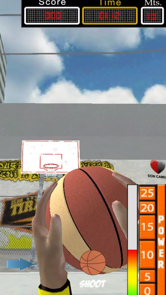 Basketball Hot Shot Hoops Free Ekran Görüntüleri