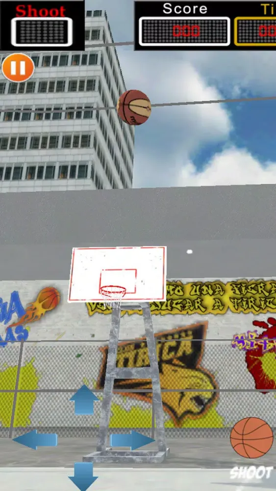 Basketball Hot Shot Hoops Free Ekran Görüntüleri