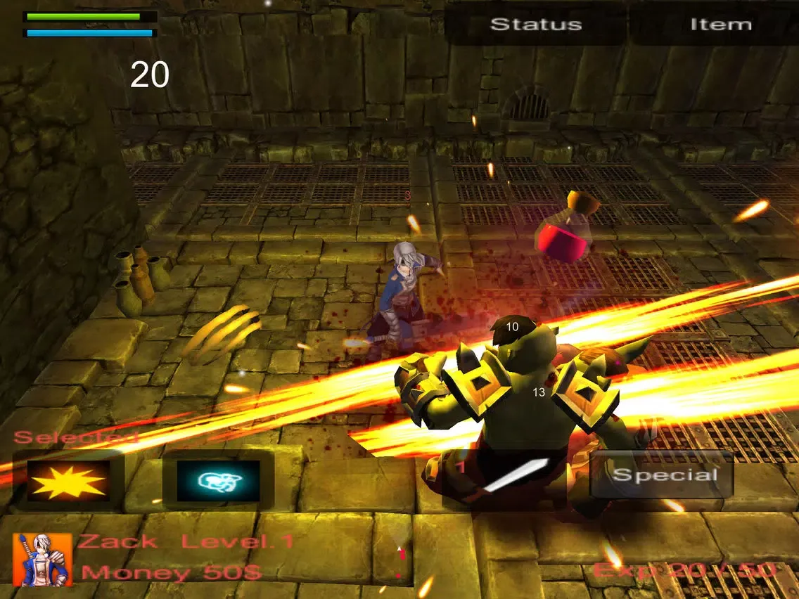 Screenshot di Blade Heroes - Dungeon Of Shadow Free iPad 