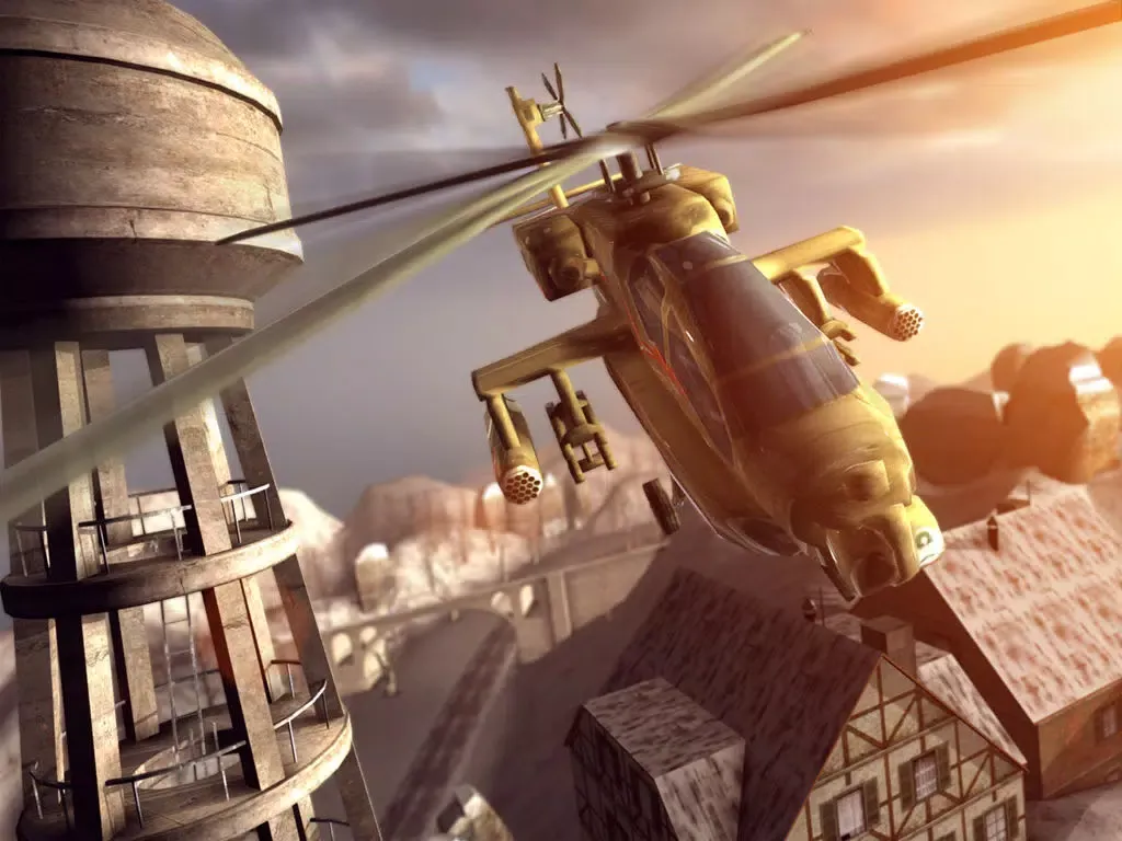 Capturas de tela do Chopper Landing 3D iPad 