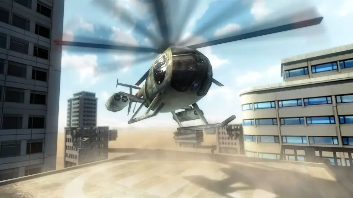 Capturas de tela do Chopper Landing 3D