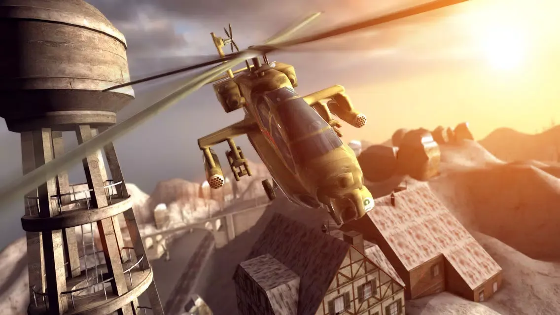Capturas de tela do Chopper Landing 3D