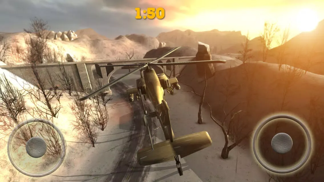 Capturas de tela do Chopper Landing 3D