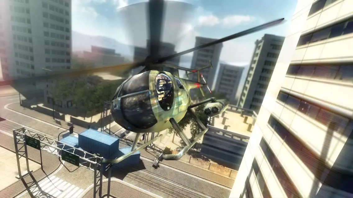 Capturas de tela do Chopper Landing 3D