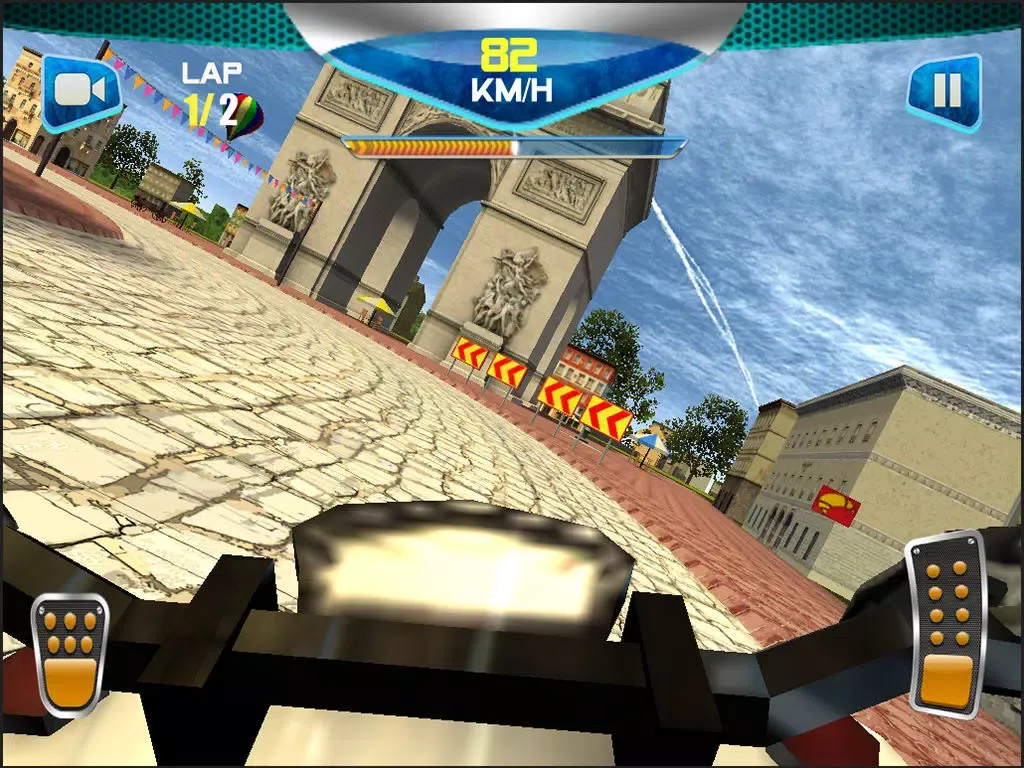 3D City Bike Rider Free iPad  Screenshots