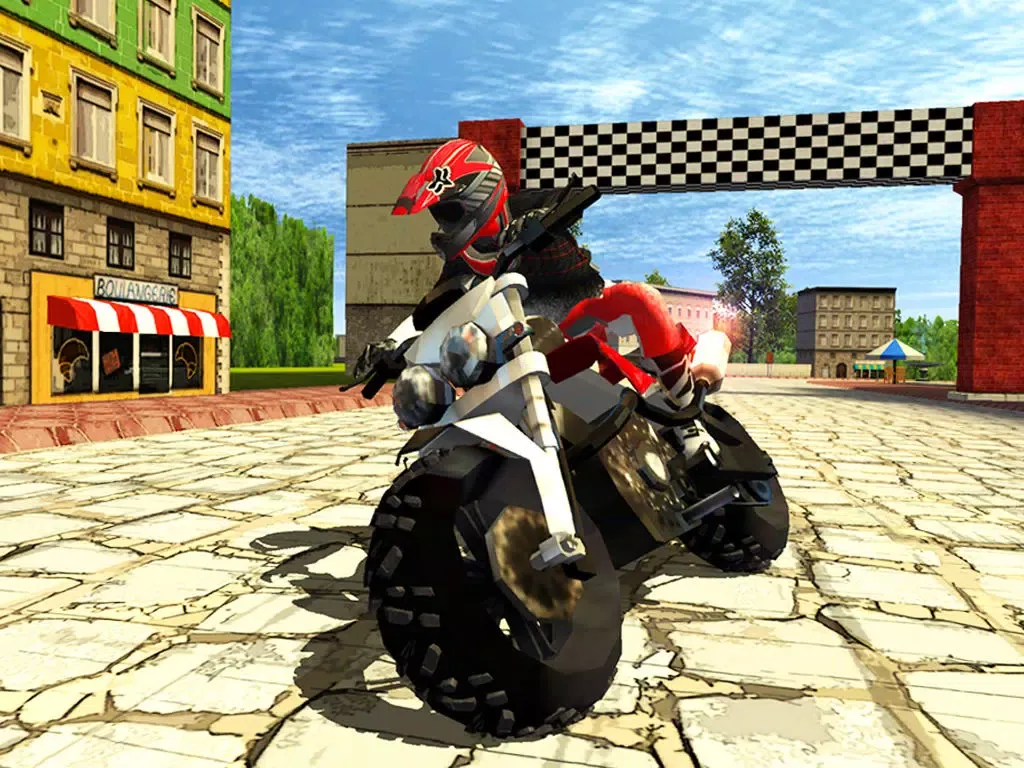 3D City Bike Rider Free iPad  Screenshots