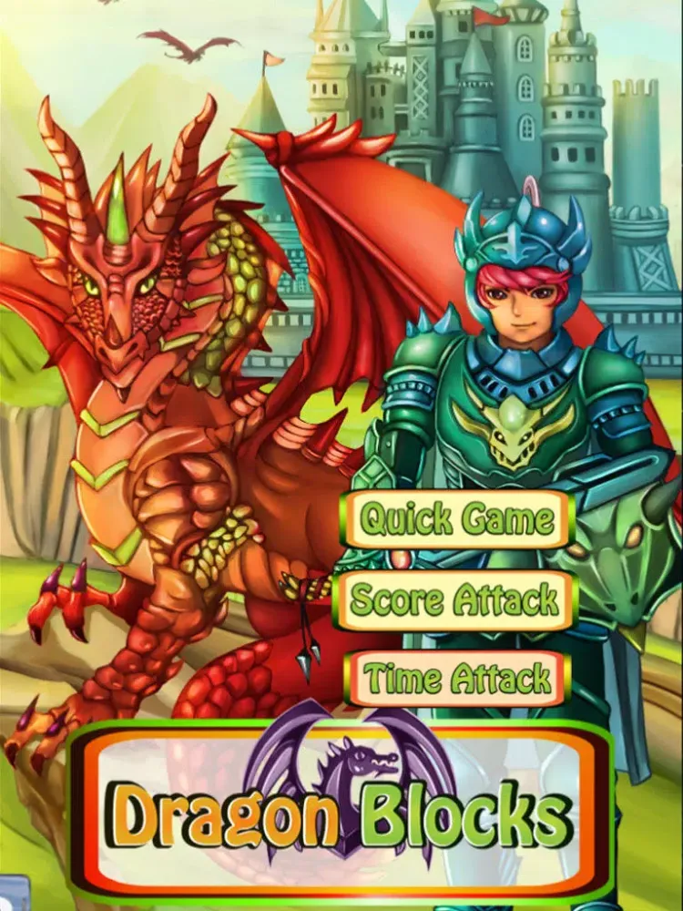 Dragon Princess Blocks - Free Stacking Tower Game iPad  Screenshots