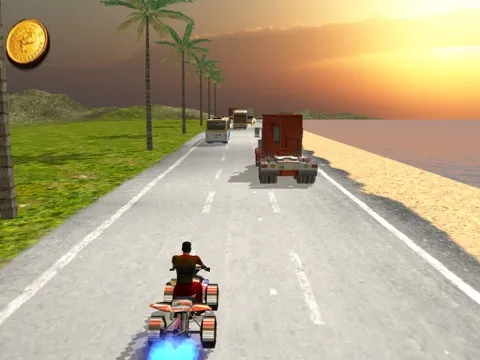 Zrzuty ekranu Bike Quad Race Bandits Free iPad 