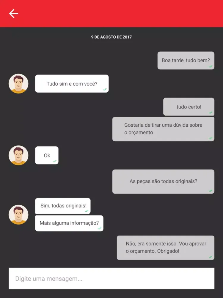 Zrzuty ekranu Consultório do Carro iPad 