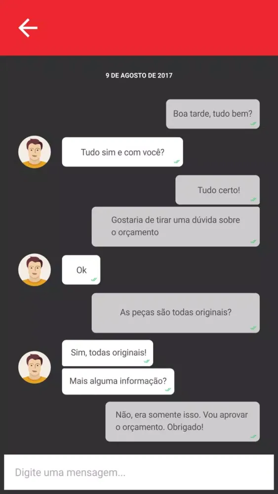 Zrzuty ekranu Consultório do Carro