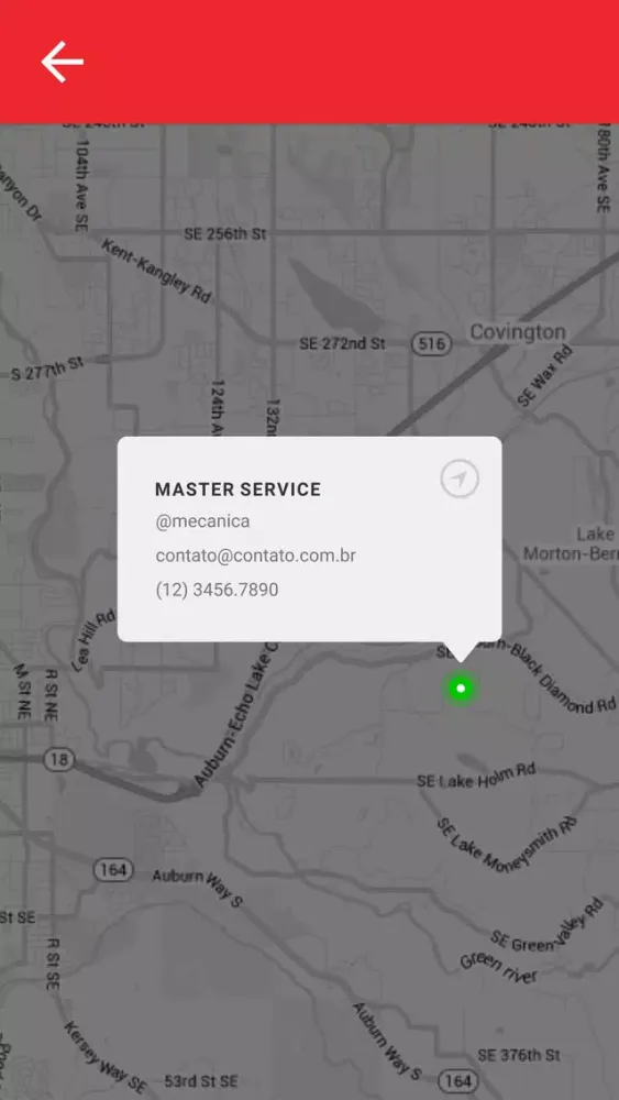 Ảnh chụp màn hình của Master Service