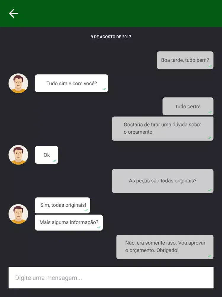 Ảnh chụp màn hình của Melim Centro Automotivo iPad 