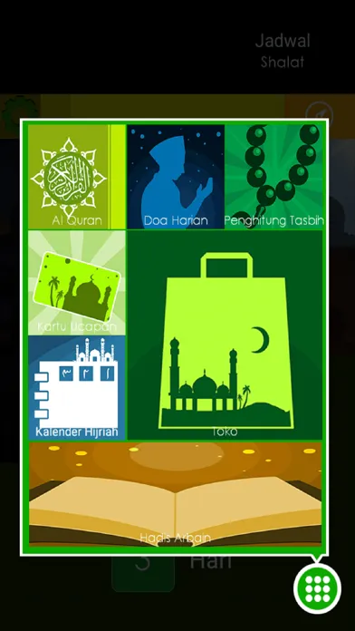 Muslim Daily : Al Quran, Azan, Doa, Hadis, Kartu Ucapan, Tasbih, Hijriah應用截圖
